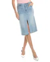 Alice And Olivia Rye Denim Skirt In Blue