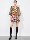 Alice And Olivia Alice + Olivia Sadie Printed Mini Dress In On The Road