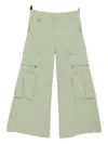 Alice And Olivia Sara Cargo Trousers In Green
