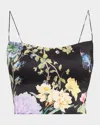 Alice And Olivia Saylor Bustier Floral Cami