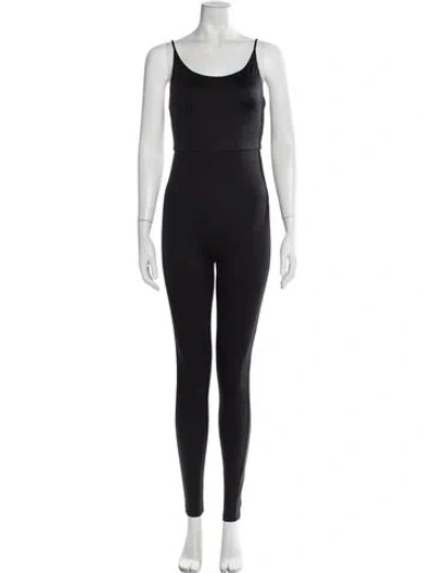 Pre-owned Alice And Olivia Scoop Neck Jumpsuit In Blue