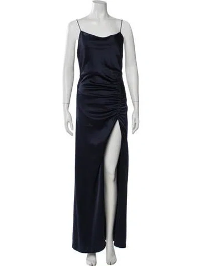 Pre-owned Alice And Olivia Scoop Neck Long Dress
