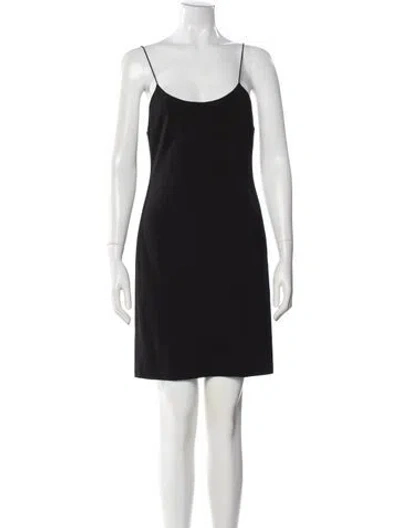 Pre-owned Alice And Olivia Scoop Neck Mini Dress In Multi