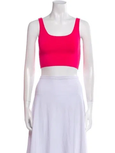 Pre-owned Alice And Olivia Scoop Neck Sleeveless Crop Top W/ Tags