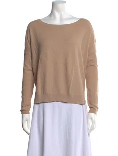 Pre-owned Alice And Olivia Scoop Neck Sweater In Neutrals