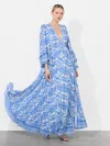 Alice And Olivia Selene Pleated Maxi Dress