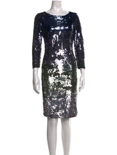 Pre-owned Alice And Olivia Sequin Mini Dress
