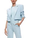 Alice And Olivia Alice + Olivia Shan Boxy Oversized Crepe Blazer In Green
