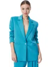 ALICE AND OLIVIA SHAN RUCHED SLEEVE BLAZER