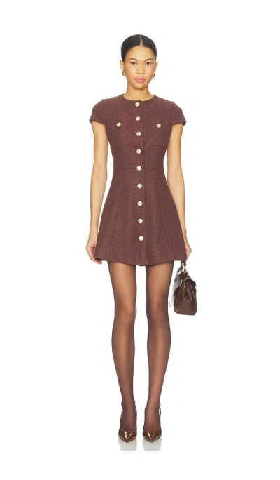 Alice And Olivia Shiloh Mini Dress In Blue