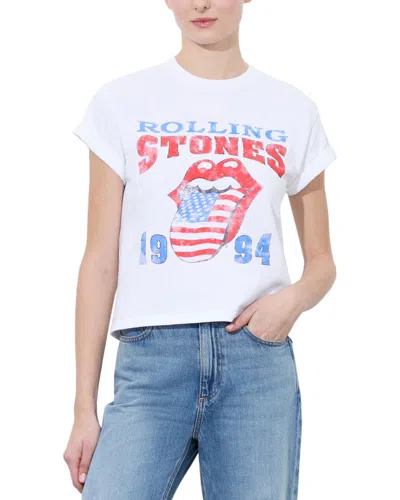Alice And Olivia Shira T-shirt In White