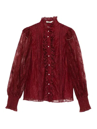 Alice And Olivia Shirt In Red