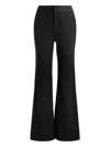 Alice And Olivia Side-stripe Palazzo Pants In Black