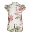 Alice And Olivia Alice + Olivia Minda Silk Blouse In White