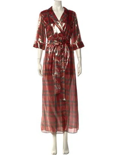 Pre-owned Alice And Olivia Silk Midi Length Dress