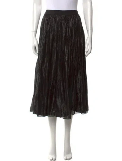 Pre-owned Alice And Olivia Silk Midi Length Skirt In Multi