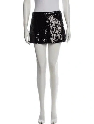 Pre-owned Alice And Olivia Silk Mini Shorts In Multi