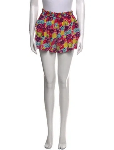 Pre-owned Alice And Olivia Silk Mini Shorts In Pink