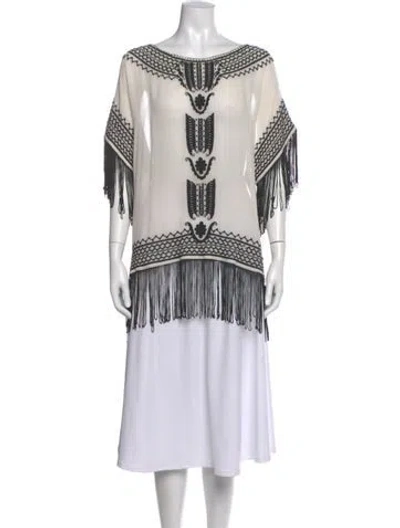 Pre-owned Alice And Olivia Silk Printed Tunic In Multi
