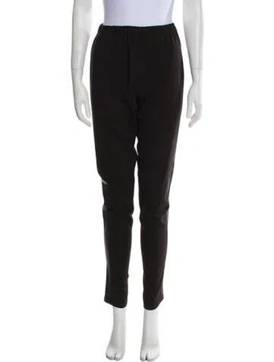 Pre-owned Alice And Olivia Skinny Leg Pants In Black