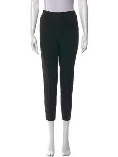 Pre-owned Alice And Olivia Skinny Leg Pants In Black