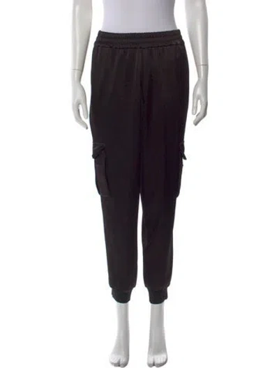 Pre-owned Alice And Olivia Skinny Leg Pants In Black