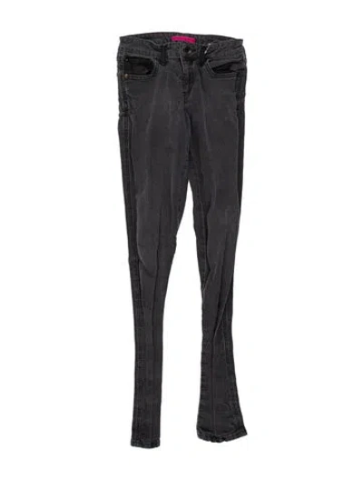 Pre-owned Alice And Olivia Skinny Leg Pants In Gray