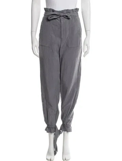 Pre-owned Alice And Olivia Skinny Leg Pants In Gray