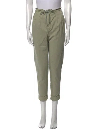 Pre-owned Alice And Olivia Skinny Leg Pants In Green