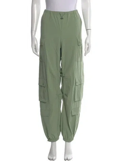 Pre-owned Alice And Olivia Skinny Leg Pants In Green