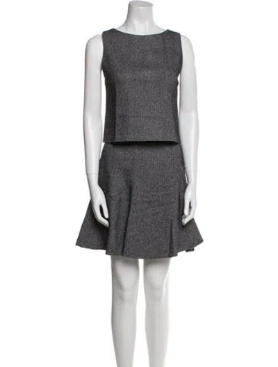 Pre-owned Alice And Olivia Skirt Set In Black