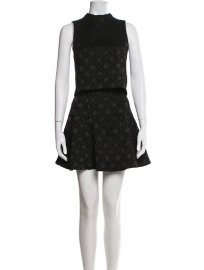 Pre-owned Alice And Olivia Skirt Set In Black