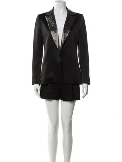 Pre-owned Alice And Olivia Skirt Set In Black