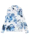 Alice And Olivia Alice + Olivia Willa Printed Silk Shirt