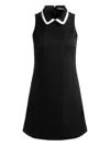 Alice And Olivia Wynell Collar Dress In Black