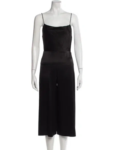 Pre-owned Alice And Olivia Square Neckline Jumpsuit In Blue