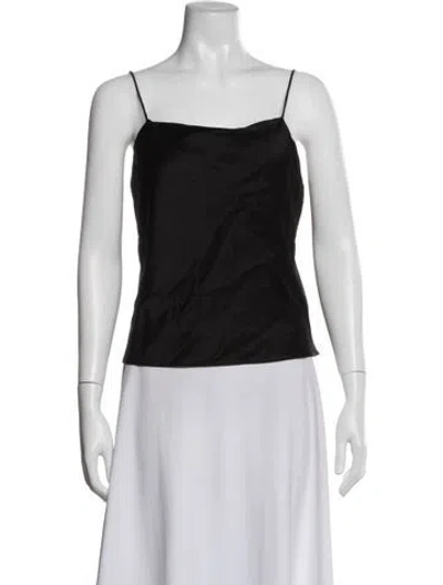 Pre-owned Alice And Olivia Square Neckline Sleeveless Top In Green