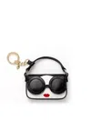 Alice And Olivia Staceface Alicia Keycharm In Black