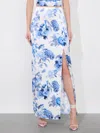 Alice And Olivia Stephine Printed Long Skirt In Multi