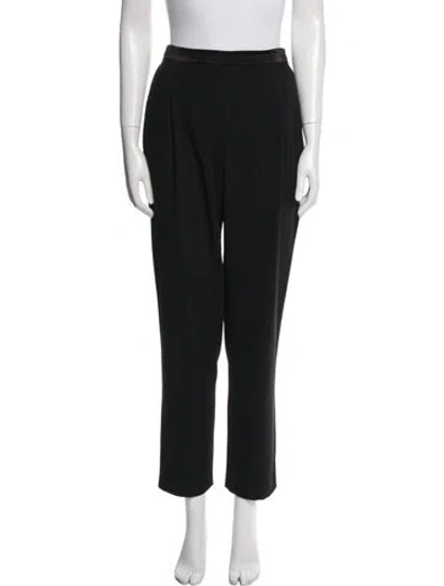 Pre-owned Alice And Olivia Straight Leg Pants In Black