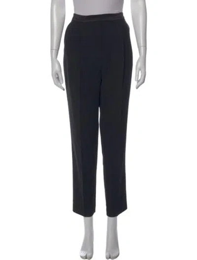 Pre-owned Alice And Olivia Straight Leg Pants In Black