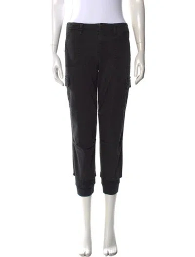 Pre-owned Alice And Olivia Straight Leg Pants In Black