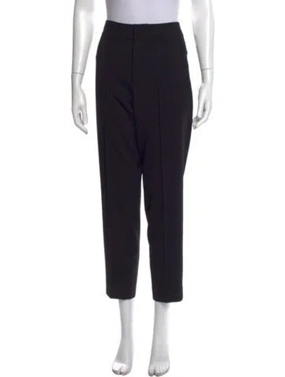Pre-owned Alice And Olivia Straight Leg Pants In Black