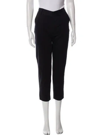 Pre-owned Alice And Olivia Straight Leg Pants In Blue