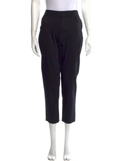 Pre-owned Alice And Olivia Straight Leg Pants In Blue