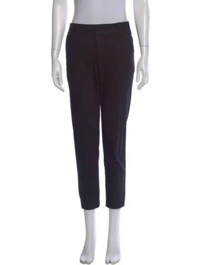 Pre-owned Alice And Olivia Straight Leg Pants In Blue