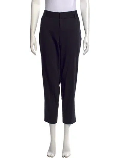 Pre-owned Alice And Olivia Straight Leg Pants In Blue