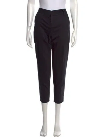 Pre-owned Alice And Olivia Straight Leg Pants In Blue