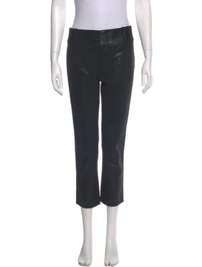 Pre-owned Alice And Olivia Straight Leg Pants In Gray