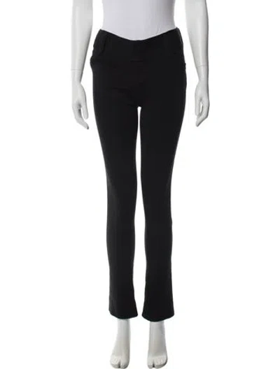 Pre-owned Alice And Olivia Straight Leg Pants In Gray